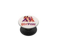 Sororité féministe et diversifiée Retro Groovy Girl Power PopSockets PopGrip Adhésif