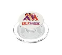 Sororité féministe et diversifiée Retro Groovy Girl Power PopSockets PopGrip pour MagSafe