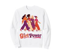 Sororité féministe et diversifiée Retro Groovy Girl Power Sweatshirt