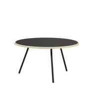 Soround Table Basse Stratifié Noir Ø75 H40.5
