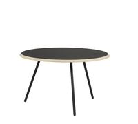 Soround Table Basse Stratifié Noir Ø75 H44.5