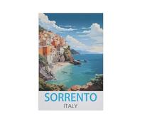 Sorrento Italy，Jigsaw Puzzles for Adults 1000 Piece, Classic Puzzle Teens Boys Girls Puzzles Sturdy Tight Fitting Pieces,Letters on Back for Ideal Challenging and Gift（38x52cm）-FQ53