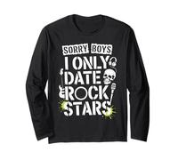 Sorry Boys I Only Date Rock Stars Band Groupie Rock Music Manche Longue
