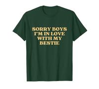 Sorry Boys I'm In Love With My Bestie Y2k Aesthetic Trendy T-Shirt