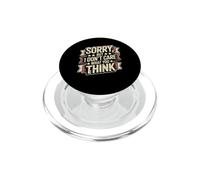 Sorry, But I Don't Care What You Think Humeur impertinente PopSockets PopGrip pour MagSafe