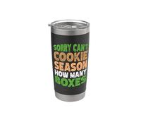 Sorry Can't Cookie Season How Many Boxes Gobelet isotherme en acier inoxydable double paroi