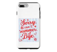 Sorry Can't Summer Bye Funny Last Day of School Teacher Tee Coque pour iPhone 7 Plus/8 Plus