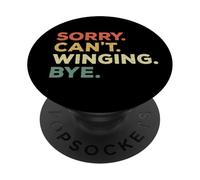 Sorry Can't Winging Funny Player Priorités Foil-Surfing PopSockets PopGrip Adhésif