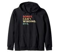 Sorry Can't Winging Funny Player Priorités Foil-Surfing Sweat à Capuche