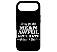 Sorry for The Mean Awful Precise Things I Said Dark Coque pour iPhone Air