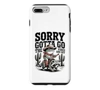 Sorry Gotta Go The Vies are Off Frog Raton Laveur Coque pour iPhone 7 Plus/8 Plus