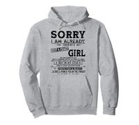 Sorry I Am Already Taken She Was Born in July Sweat à Capuche