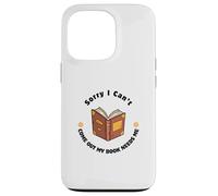 Sorry I Can't Come Out - Humour pour Les Amateurs de Livres Coque pour iPhone 13 Pro