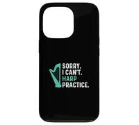 Sorry I Can't Harp Practice Cool Harpe Joueur Harpiste Harpiste Coque pour iPhone 13 Pro
