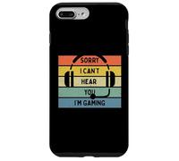 Sorry I Can't Hear You I'm Gaming Sunset Casque Audio Coque pour iPhone 7 Plus/8 Plus