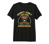 Sorry, I Can't - I Have Plans with My Rhodesian Ridgeback T-Shirt Haut de Gamme