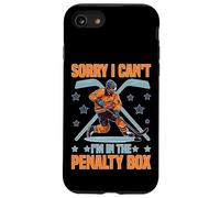 Sorry I Can't I'm in The Penalty Box Joueur de Hockey - Coque pour iPhone SE (2020) / 7/8
