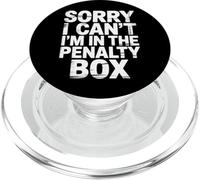 Sorry I Can't I'm in The Penalty Box Joueur de Hockey - PopSockets PopGrip pour MagSafe