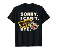 Sorry. I Can't. Lion Dance. Bye. T-Shirt Graphique avec Valeur, Homme, Noir, S