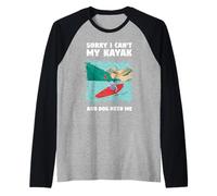 Sorry I Can't My Kayak and Dog Need Me Whitewater Kayak Manche Raglan