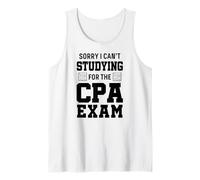 Sorry I Can't Studying for The CPA Exam Funny Accounting Débardeur
