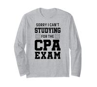 Sorry I Can't Studying for The CPA Exam Funny Accounting Manche Longue