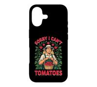 Sorry I Can't Tomatoes Humour Jardinier du Potager Coque pour iPhone 17