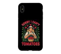 Sorry I Can't Tomatoes Humour Jardinier du Potager Coque pour iPhone XS Max