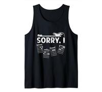 Sorry I-DGAF Accords de guitare amusants avec message caché pour amoureux Débardeur