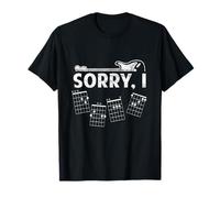 Sorry I-DGAF Accords de guitare amusants avec message caché pour amoureux T-Shirt
