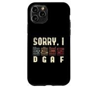 Sorry I DGAF Guitar Players Guitar Lover Bass Player Chords Coque pour iPhone 11 Pro