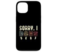Sorry I DGAF Guitar Players Guitar Lover Bass Player Chords Coque pour iPhone 13