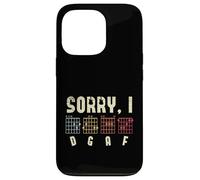 Sorry I DGAF Guitar Players Guitar Lover Bass Player Chords Coque pour iPhone 13 Pro