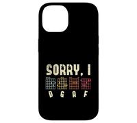 Sorry I DGAF Guitar Players Guitar Lover Bass Player Chords Coque pour iPhone 14