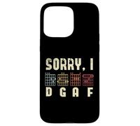 Sorry I DGAF Guitar Players Guitar Lover Bass Player Chords Coque pour iPhone 15 Pro Max