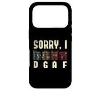 Sorry I DGAF Guitar Players Guitar Lover Bass Player Chords Coque pour iPhone 17 Pro
