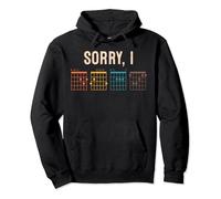Sorry I DGAF Guitare Accords de guitare vintage drôle Sweat à Capuche