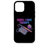 Sorry I Have Therapy Crochet Crochet Fil Art Coque pour iPhone 12 Mini