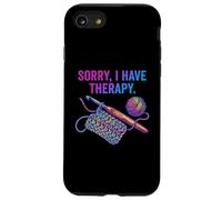 Sorry I Have Therapy Crochet Crochet Fil Art Coque pour iPhone SE (2020) / 7/8