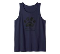 Sorry I’m Late I Saw a Dog Funny Pet Lover Humor Design Tees Débardeur
