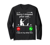 Sorry I Missed Your Call Funny Pun Lover Manche Longue