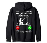 Sorry I Missed Your Call Funny Pun Lover Sweat à Capuche