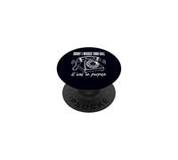 Sorry I Missed Your Call It Was on Purpose Funny Introverti PopSockets PopGrip Adhésif