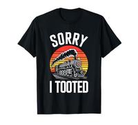 Sorry I Tooted Train Shirt Hommes Adultes Enfants Tout-petit garçon T-Shirt