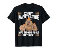 Sorry I Wasn’t Listening - Funny Capybara Daydream Tee T-Shirt
