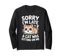 Sorry I'm Late A Cat Was Sitting on Me Manche Longue