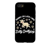 Sorry I'm Late I Was Dilly Dallying Lamb Humour Sarcastique Coque pour iPhone SE (2020) / 7/8