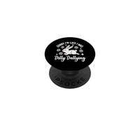 Sorry I'm Late I Was Dilly Dallying Rabbit Humour Trendy Meme PopSockets PopGrip Adhésif