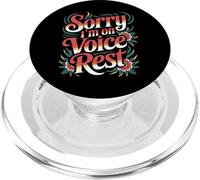 Sorry I'm on Voice Rest Vocal Choir Singer Rest - PopSockets PopGrip pour MagSafe
