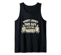 Sorry Ladies This Guy is Getting Married Typographie Vintage Débardeur